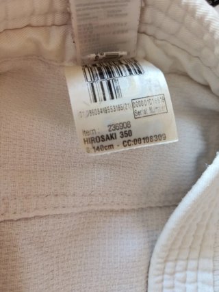 Kimono Judo Blanco Tallas 140 + Cinturones
