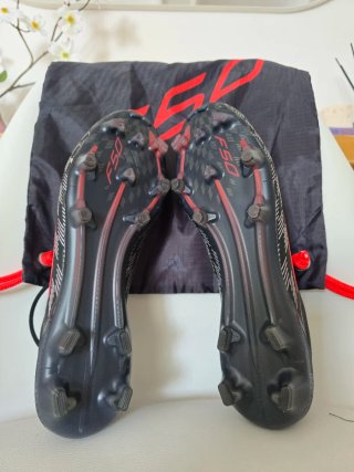Adidas F50 Elite FG Botas Fútbol Negras Rojas