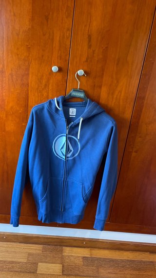 Sudadera Volcom Azul con Cremallera