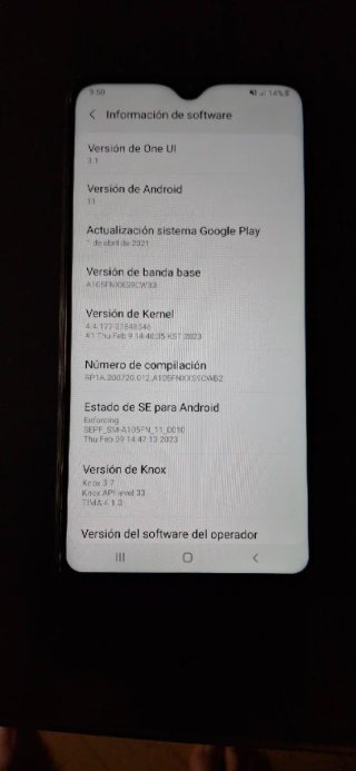Samsung Galaxy A10 Azul Marino