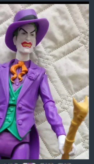 Figura Joker GRANDE con Sombrero y Bastón DC