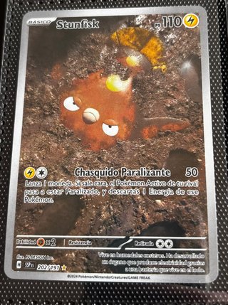Carta Pokémon Stunfisk 202/191
