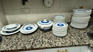 Vajilla Pontesa 50 Piezas Vintage # Italia