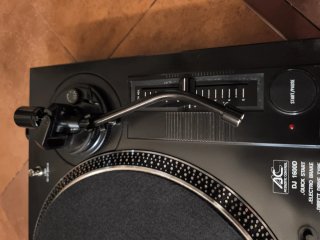 Plato Vinilo Acoustic Control DJ 1600D Negro