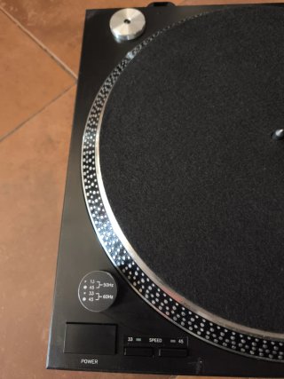 Plato Vinilo Acoustic Control DJ 1600D Negro