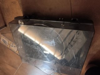 Plato Vinilo Acoustic Control DJ 1600D Negro