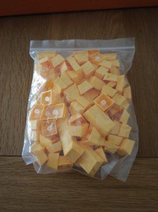 Set keycaps Teclas Mecánicas Cherry MX Amarillas