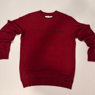 Sudadera Calvin Klein Jeans Roja