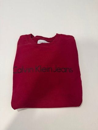 Sudadera Calvin Klein Jeans Roja