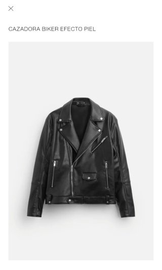 Cazadora Biker