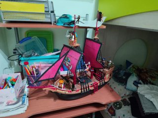 Barco Pirata Playmobil con Figuras