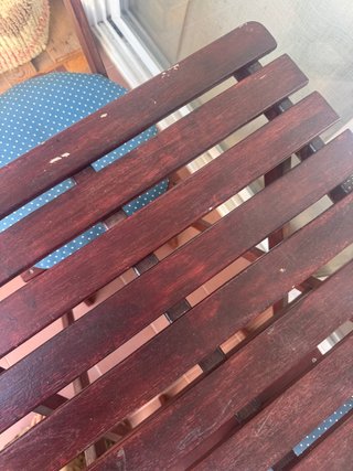 Mesa y 2 Sillas Balcón Madera