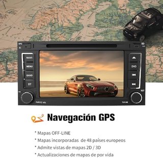 Radio 2 DIN Hexinex 7 pulgadas VW Touareg T5