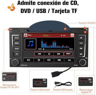 Radio 2 DIN Hexinex 7 pulgadas VW Touareg T5