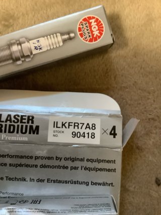 Candele NGK ILKFR7A8 Laser Iridium (4 pezzi)