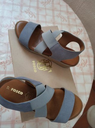 Sandalias de Piel Fosco