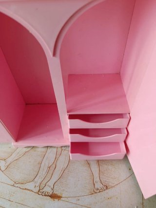 Armario Muñecas Barriguitas Rosa