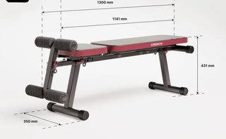 Banco de pesas inclinable plegable