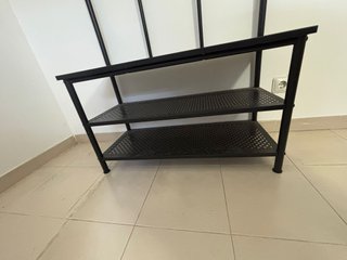 Perchero y Banco Zapatero IKEA Negro