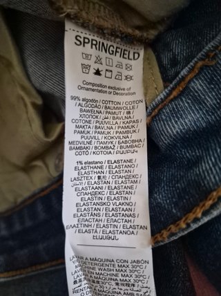 Pantalón corto vaquero Springfield Talla 38