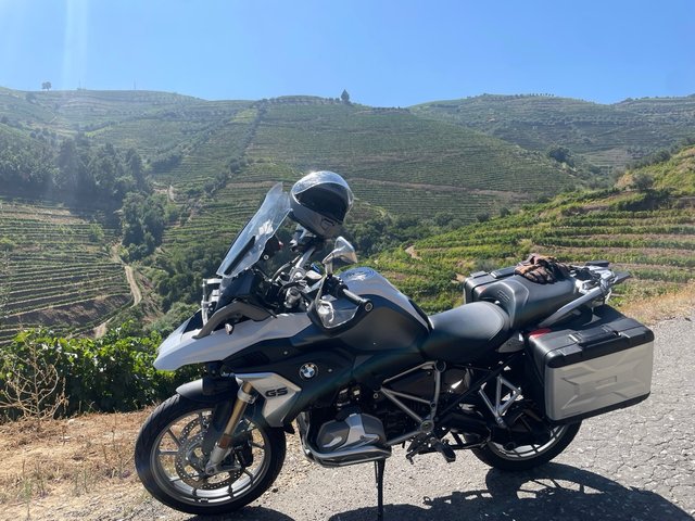 BMW R1250GS Adventure Moto Gris/Plata