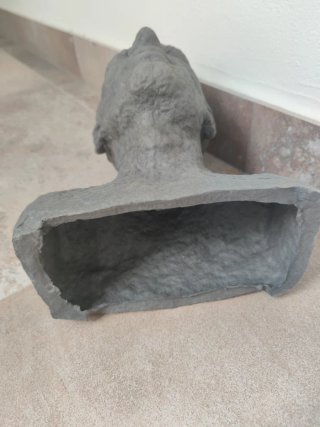 Busto hombre papel maché