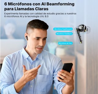 Auriculares EarFun Air Pro 4+ Negro