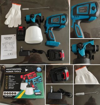 Pistola Pintura Inalámbrica CN-6000D 21V