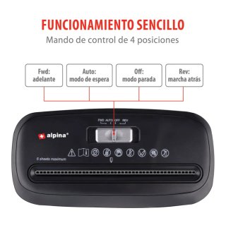 Trituradora de Papel Alpina 190W