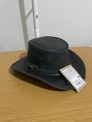 Sombrero Scippis Piel Negro Talla S