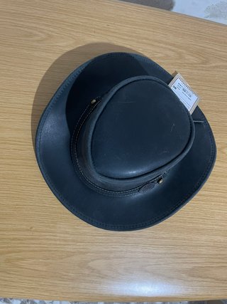 Sombrero Scippis Piel Negro Talla S
