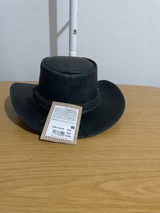 Sombrero Scippis Piel Negro Talla S