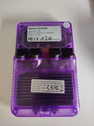 Consola Portátil R36S Morada (No incluye SD)