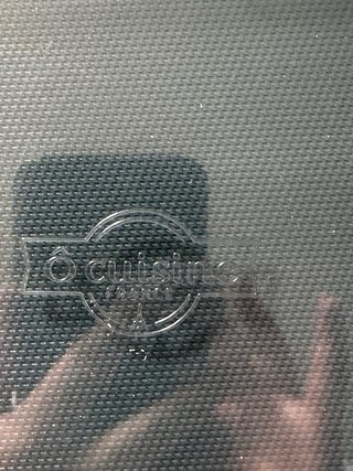 Fuente doble de cristal para horno
