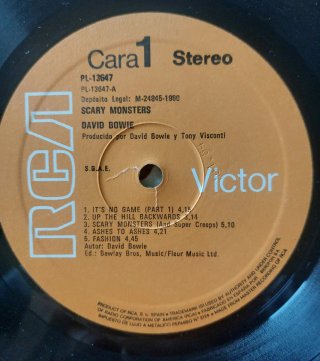 LP 🇪🇦 David Bowie - Scary Monsters