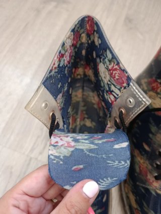 Botas de agua estilo Dr.Martens estampadas