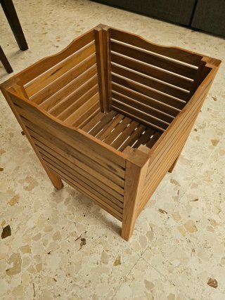 Jardinera de madera Leroy Merlin