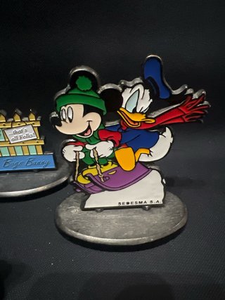 Lote 4 figuras metálicas Disney