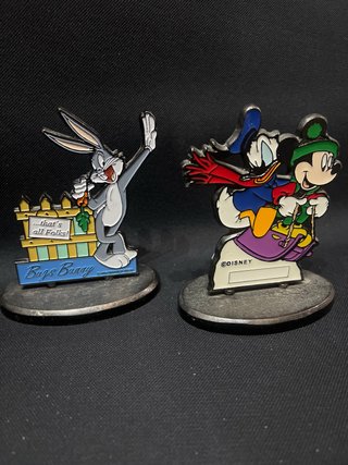 Lote 4 figuras metálicas Disney
