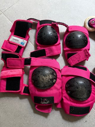 Patines en línea Oxelo + protecciones + bolsa