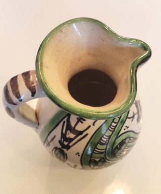 Jarrita de cerámica decorada
