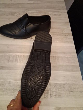 Zapatos vestir niño negros talla