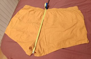 Pantalón corto H&M mostaza Talla 4XL