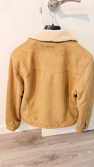 Cazadora Abercrombie & Fitch ante forro borreguito