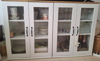 2 Vetrine in legno e vetro