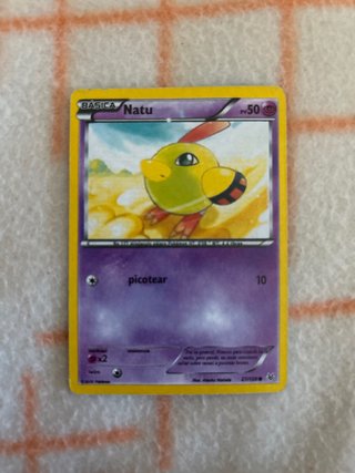 Carta Pokémon Natu Básica PV 50