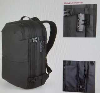 Mochila TOOQ Compresión Vacío 30-55L Negra