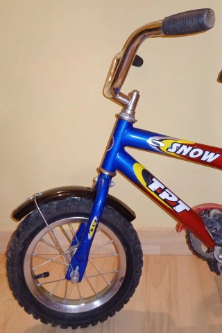 Bicicleta Infantil 12" Roja y Azul