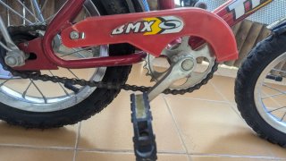 Bicicleta Infantil 12" Roja y Azul
