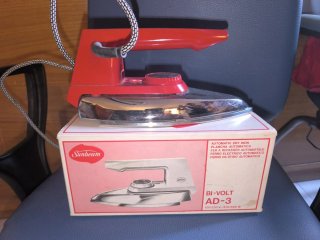 Plancha Sunbeam Bi-Volt AD-3 Vintage